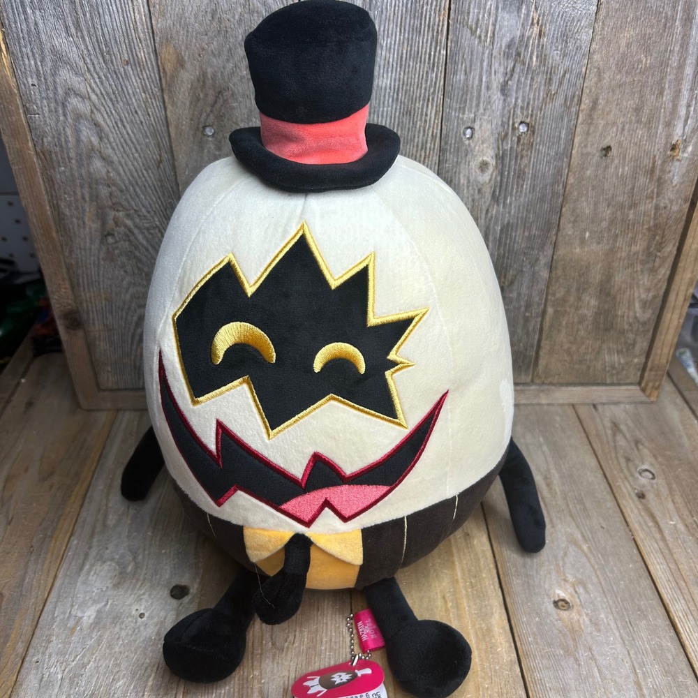 Youtooz Hazbin Hotel Egg Boi Plush 14 Inch Sir Pentious Henchman New with Tags